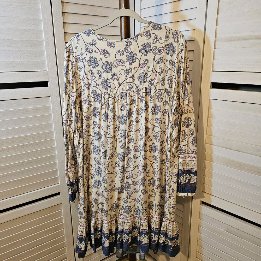Time and Tru Plus Size XXL (20) Midi Dress with Tiered Hem - Picture 2 of 9
